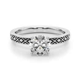 Engagement Ring - 14KT White Gold