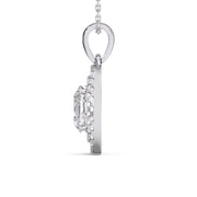 Aurelia Double Halo Pendant