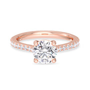 Solstice Whisper Solitaire Ring