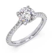 Solstice Whisper Solitaire Ring