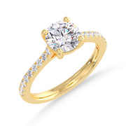 Solstice Whisper Solitaire Ring