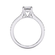Luna Bloom Solitaire Ring