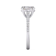 Luna Bloom Solitaire Ring