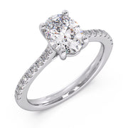 Luna Bloom Solitaire Ring