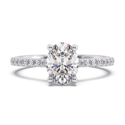 Luna Bloom Solitaire Ring