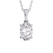 Solene Oval Flame Pendant