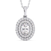 Aurelia Double Halo Pendant