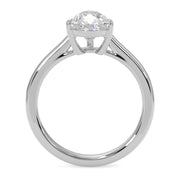 2.00 Ct Pear Shape Lab Grown Diamond Claw Prong Solitaire Ring â€“ F-VS White