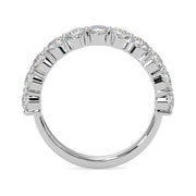 Dazzling 0.10 Ct Round Lab Diamond Eleven Stone Ring â€“ F-VS
